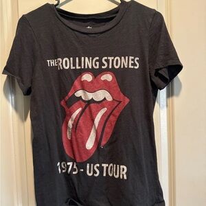 Rolling Stones Black Graphic Tee